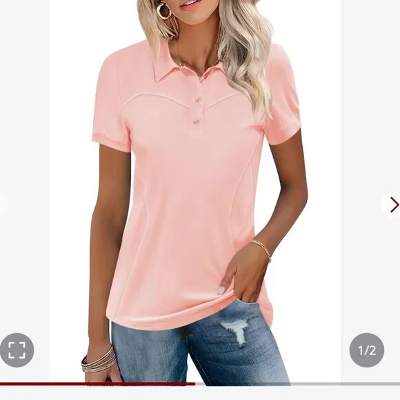 Polo Shirt Women size L new with tags - Picture 1 of 6